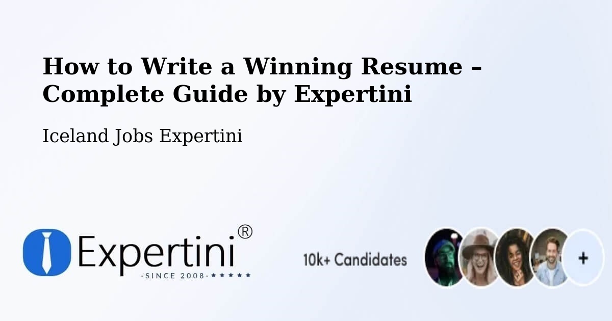 Resume Writing Guide for Job Seekers – Höfn - Höfn, Iceland Jobs Expertini